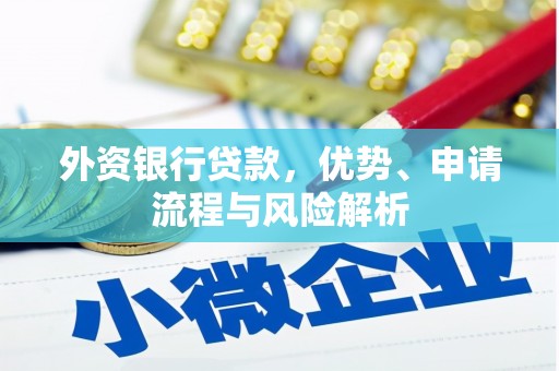 清河外资银行贷款，优势、申请流程与风险解析
