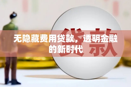 清河无隐藏费用贷款，透明金融的新时代