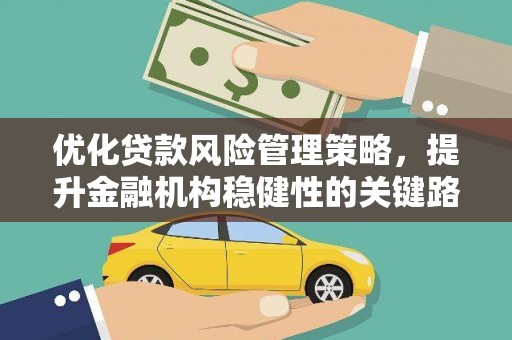 清河优化贷款风险管理策略，提升金融机构稳健性的关键路径
