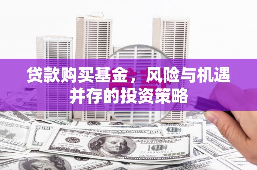 清河贷款购买基金，风险与机遇并存的投资策略
