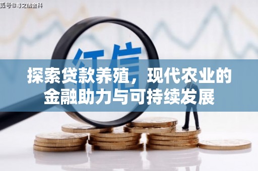 清河探索贷款养殖，现代农业的金融助力与可持续发展