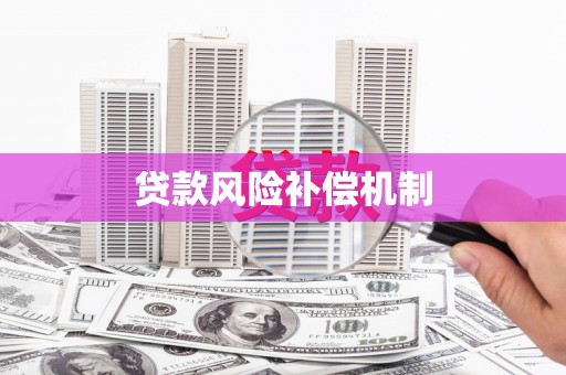 清河贷款风险补偿机制