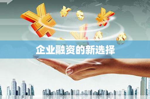 清河企业融资的新选择