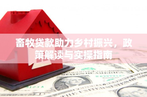 清河畜牧贷款助力乡村振兴，政策解读与实操指南