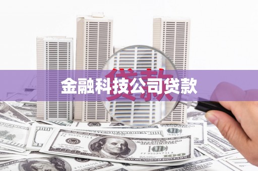 清河金融科技公司贷款