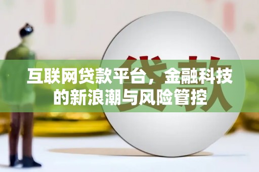 清河互联网贷款平台，金融科技的新浪潮与风险管控