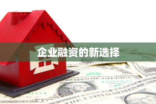 清河企业融资的新选择