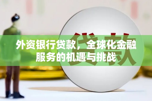 清河外资银行贷款，全球化金融服务的机遇与挑战