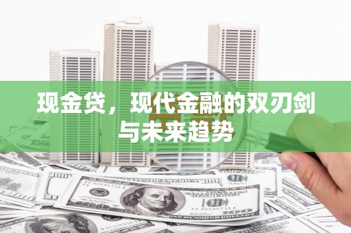 清河现金贷，现代金融的双刃剑与未来趋势