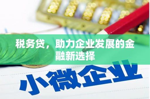 清河税务贷，助力企业发展的金融新选择