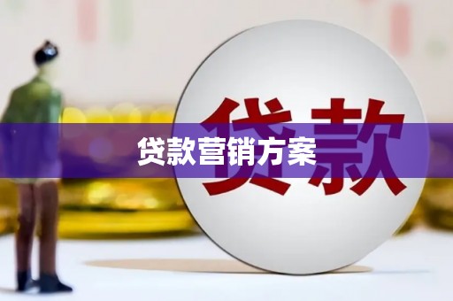 清河贷款营销方案