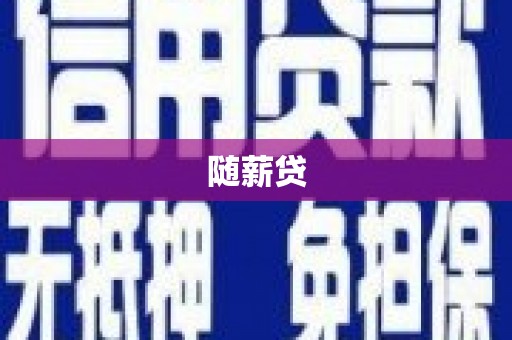 清河随薪贷