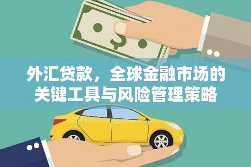 清河外汇贷款，全球金融市场的关键工具与风险管理策略