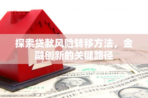 清河探索贷款风险转移方法，金融创新的关键路径