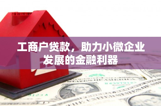 清河工商户贷款，助力小微企业发展的金融利器