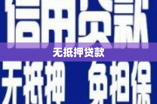 清河无抵押贷款