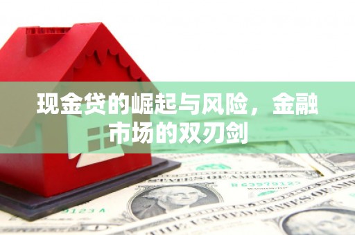 清河现金贷的崛起与风险，金融市场的双刃剑