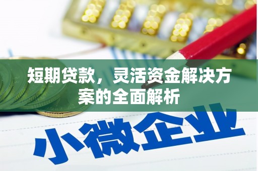 清河短期贷款，灵活资金解决方案的全面解析