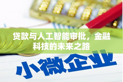 清河贷款与人工智能审批，金融科技的未来之路
