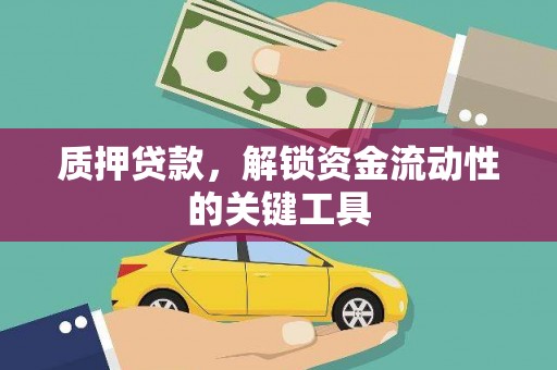 清河质押贷款，解锁资金流动性的关键工具