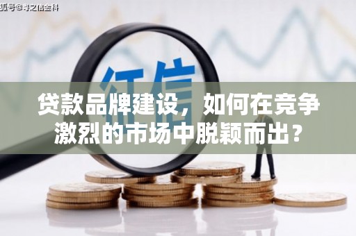 清河贷款品牌建设，如何在竞争激烈的市场中脱颖而出？
