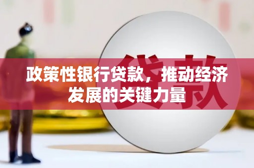 清河政策性银行贷款，推动经济发展的关键力量