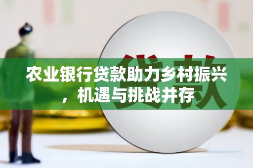 清河农业银行贷款助力乡村振兴，机遇与挑战并存