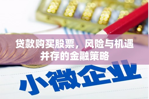 清河贷款购买股票，风险与机遇并存的金融策略