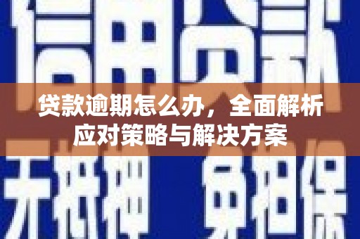 清河贷款逾期怎么办，全面解析应对策略与解决方案
